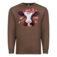 Chestnut valentines day baby calf Premium Sweatshirt - Jasminsmagicworld