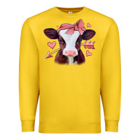 Lemon valentines day baby calf Premium Sweatshirt - Jasminsmagicworld