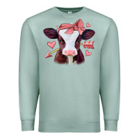 Seafoam valentines day baby calf Premium Sweatshirt - Jasminsmagicworld