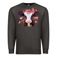Smoke valentines day baby calf Premium Sweatshirt - Jasminsmagicworld