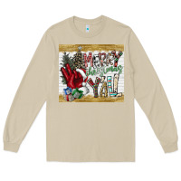 Mushroom merry christmas y'all Long Sleeve Tee - CowhideDigitalArt
