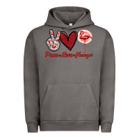 Pigment Tornado Peace Love Flamingo Urban Hoodie - Jasminsmagicworld