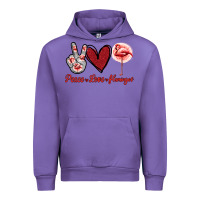Tulip Peace Love Flamingo Urban Hoodie - Jasminsmagicworld