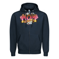 Navy mom happy mothers day Zipper Hoodie - RanaPortraitStore