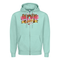 Seafoam mom happy mothers day Zipper Hoodie - RanaPortraitStore