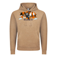 Vintage Coffee Hallowen Panda Vintage Hoodie - LillyAllenDesigns