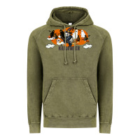 Vintage Olive Hallowen Panda Vintage Hoodie - LillyAllenDesigns