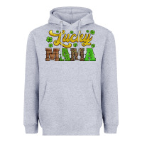 Heather Grey lucky mama st patricks day Heavyweight Hoodie - Jasminsmagicworld