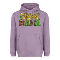 Lavender lucky mama st patricks day Heavyweight Hoodie - Jasminsmagicworld