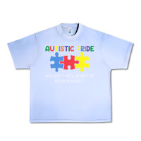Grape Ice Autistic Pride Autism Awareness Urban Heavy Tee - CowhideDigitalArt