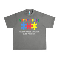Tornado Autistic Pride Autism Awareness Urban Heavy Tee - CowhideDigitalArt