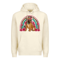 Sandshell french bulldog floral rainbow Premium Hoodie - Artiststas
