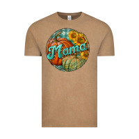 Vintage Coffee pumpkin mama with background Vintage Tee - BundleAndBundleShop