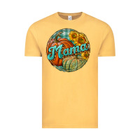 Vintage Mustard pumpkin mama with background Vintage Tee - BundleAndBundleShop