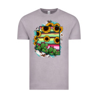 Vintage Zinc Arizona Map Sunflower Cactus Serape Vintage Tee - RanaPortraitStore
