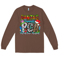 Chestnut Santas Favorite PCA Patient Care Assistant Long Sleeve Tee - CowhideDigitalArt