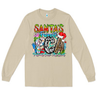 Mushroom Santas Favorite PCA Patient Care Assistant Long Sleeve Tee - CowhideDigitalArt