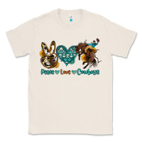 Natural peace love cowboys Classic Tee - OliviaCreatesArt