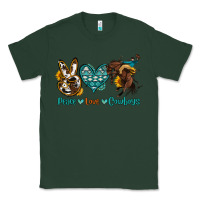 Sports Green peace love cowboys Classic Tee - OliviaCreatesArt