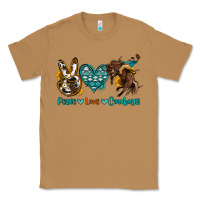 Toasted Coconut peace love cowboys Classic Tee - OliviaCreatesArt