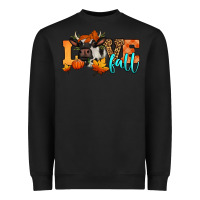 Black love fall holstein cow Heavyweight Sweatshirt - Jasminsmagicworld