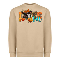 Mushroom love fall holstein cow Heavyweight Sweatshirt - Jasminsmagicworld