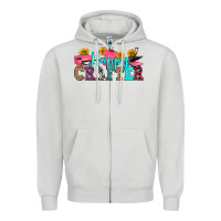 Dove Grey happy crafter Zipper Hoodie - RanaPortraitStore