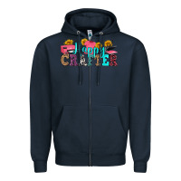 Navy happy crafter Zipper Hoodie - RanaPortraitStore