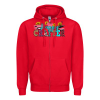 Red happy crafter Zipper Hoodie - RanaPortraitStore