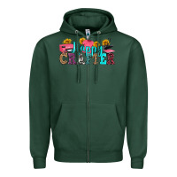 Sports Green happy crafter Zipper Hoodie - RanaPortraitStore