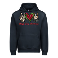 Navy Peace Love Blue Heeler Urban Hoodie - Jasminsmagicworld