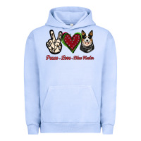 Pigment Grape Ice Peace Love Blue Heeler Urban Hoodie - Jasminsmagicworld