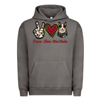 Pigment Tornado Peace Love Blue Heeler Urban Hoodie - Jasminsmagicworld