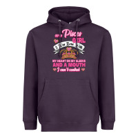 As A Pisces Girl I Was Born With My Heart On My Sleeve And A Mouth Heavyweight Hoodie | Teevron