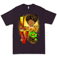 Plum Love Juneteenth Premium Tee - FaDigitalArtStudio