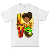 White Love Juneteenth Premium Tee - FaDigitalArtStudio