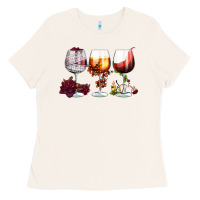 Bone hallothanksmas halloween thanksgiving  christmas wine Ladies Tee - FaDigitalArtStudio