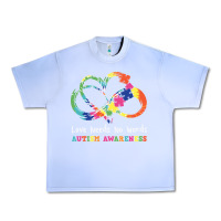 Grape Ice Love Needs No Words Heart Puzzle Autism Urban Heavy Tee - CowhideDigitalArt