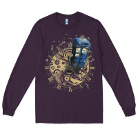 Plum watch the time Long Sleeve Tee - artisFamous