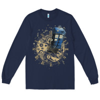Navy watch the time Long Sleeve Tee - artisFamous