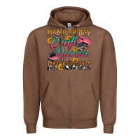 Chestnut mama by day craft queen by night Zipper Hoodie - RanaPortraitStore