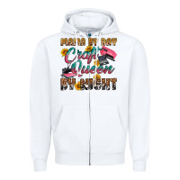 White mama by day craft queen by night Zipper Hoodie - RanaPortraitStore