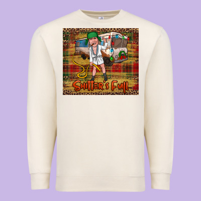 Shitters Full Merry Christmas Premium Sweatshirt Designed By Jasminsmagicworld