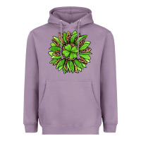 Lavender lucky leopard st patricks sunflower Heavyweight Hoodie - Jasminsmagicworld