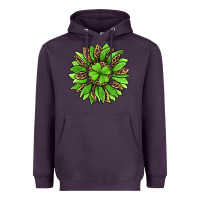 Plum lucky leopard st patricks sunflower Heavyweight Hoodie - Jasminsmagicworld