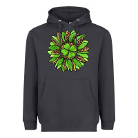 Smoke lucky leopard st patricks sunflower Heavyweight Hoodie - Jasminsmagicworld