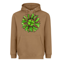 Toasted Coconut lucky leopard st patricks sunflower Heavyweight Hoodie - Jasminsmagicworld