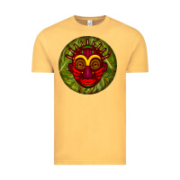 Vintage Mustard african masks round earrings 4 Vintage Tee - BundleAndBundleShop