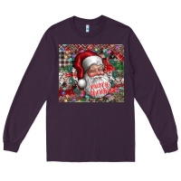 Plum merry christmas Long Sleeve Tee - CowhideDigitalArt