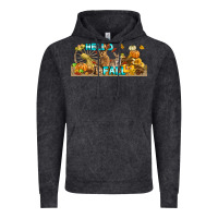 Vintage Black Hello Fall Rabbit Vintage Hoodie - LillyAllenDesigns